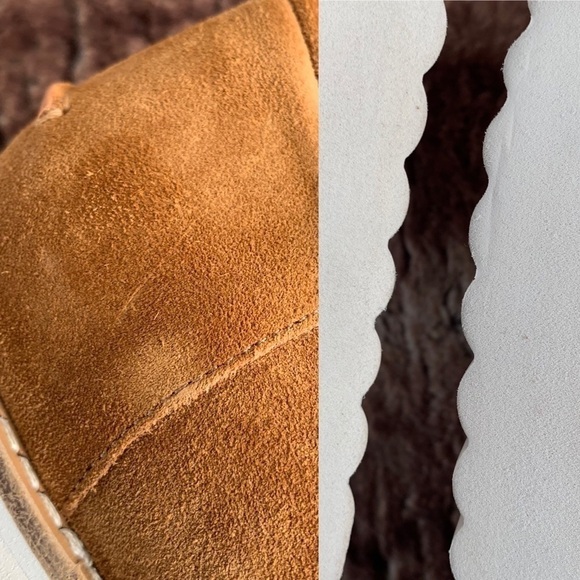 Vince Zola Faux Shearling Cognac Platform Loafer - Picture 8 of 10